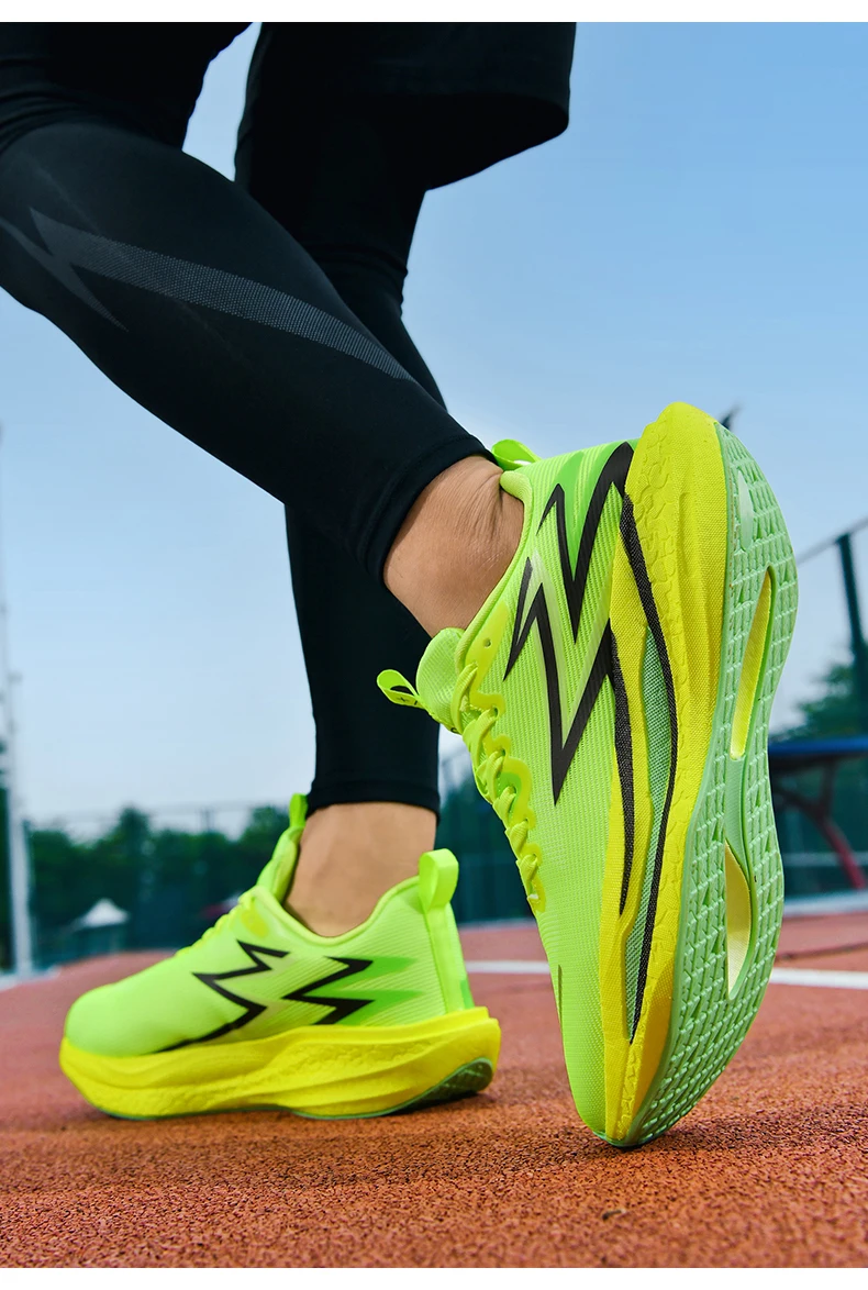Running Shoes Men Marathon Sports Speciality Carbon Board Breathable Lightweight Women's Comfortable Athletic Stability Sneakers