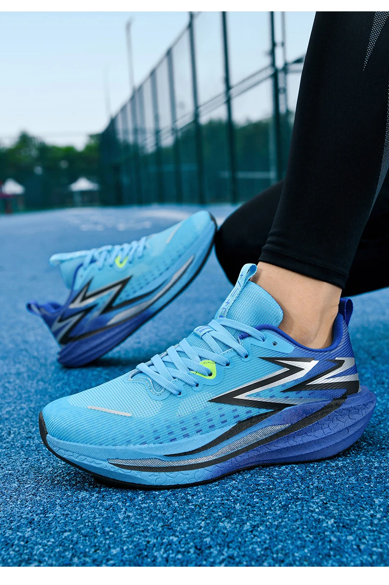 Running Shoes Men Marathon Sports Speciality Carbon Board Breathable Lightweight Women's Comfortable Athletic Stability Sneakers