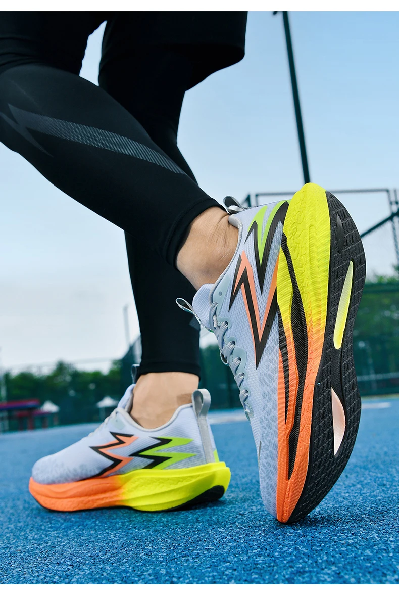 Running Shoes Men Marathon Sports Speciality Carbon Board Breathable Lightweight Women's Comfortable Athletic Stability Sneakers