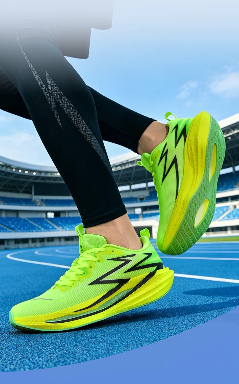 Running Shoes Men Marathon Sports Speciality Carbon Board Breathable Lightweight Women's Comfortable Athletic Stability Sneakers