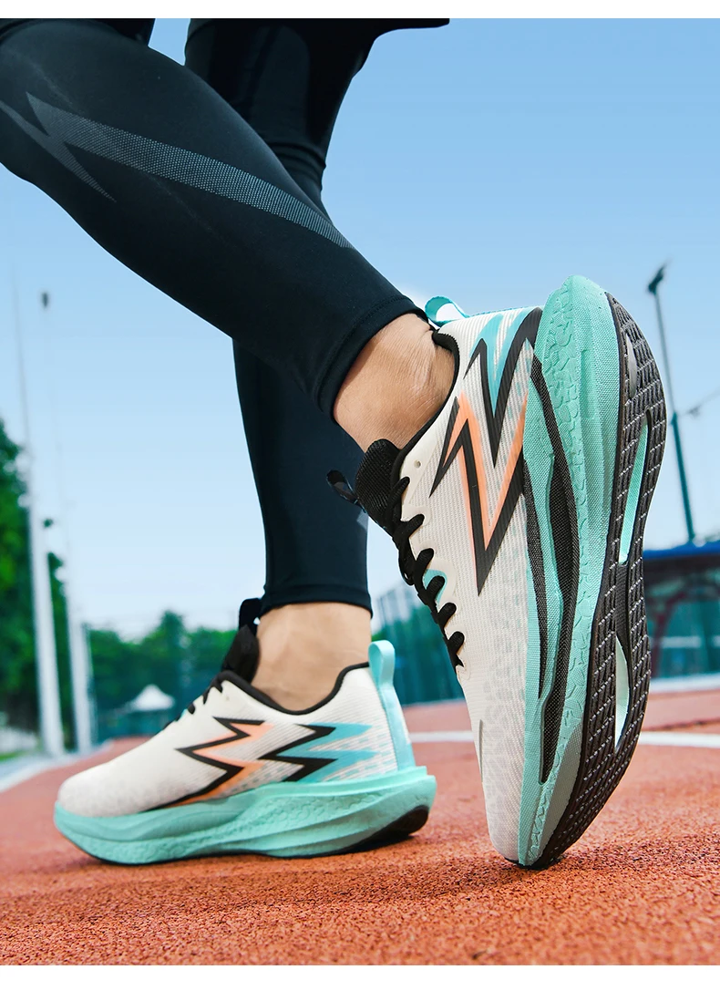 Running Shoes Men Marathon Sports Speciality Carbon Board Breathable Lightweight Women's Comfortable Athletic Stability Sneakers