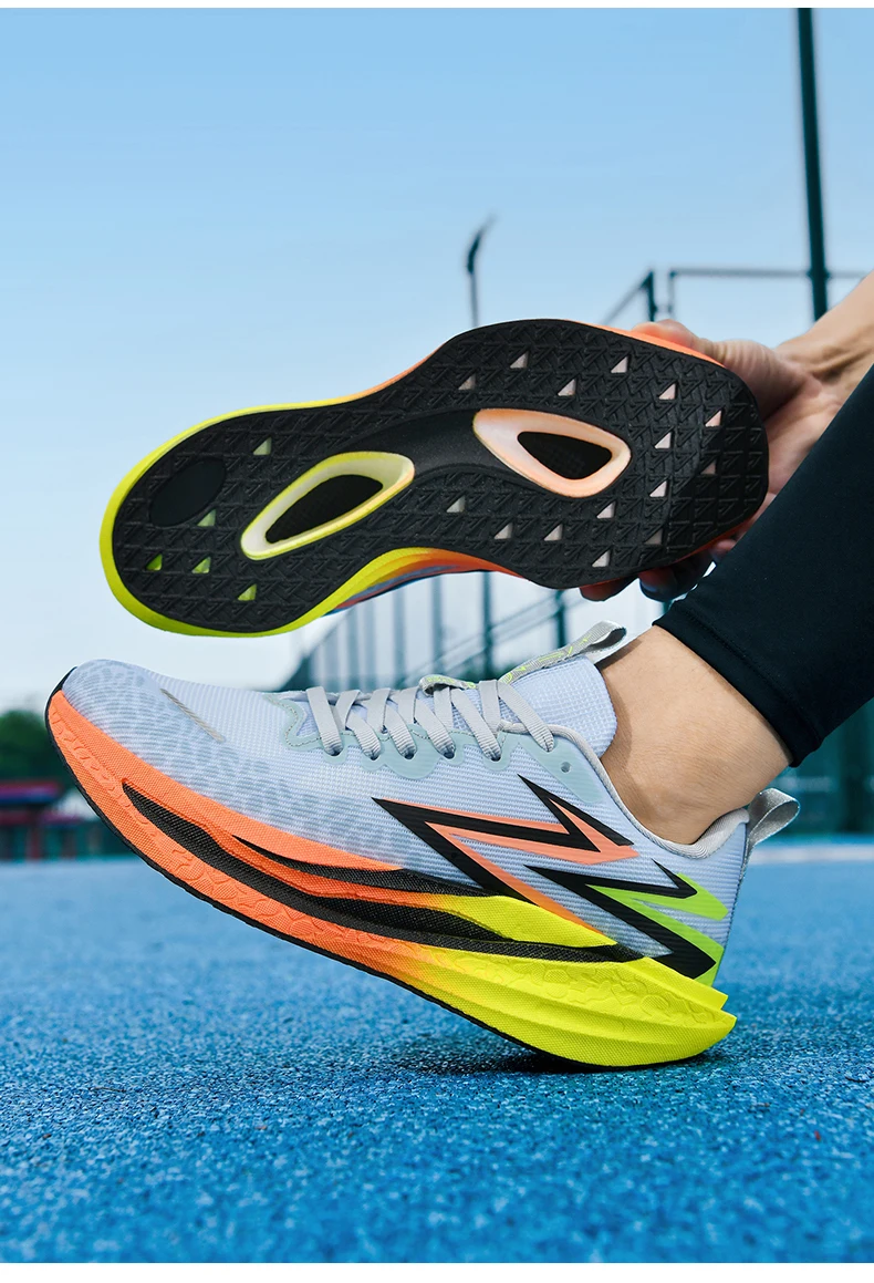 Running Shoes Men Marathon Sports Speciality Carbon Board Breathable Lightweight Women's Comfortable Athletic Stability Sneakers