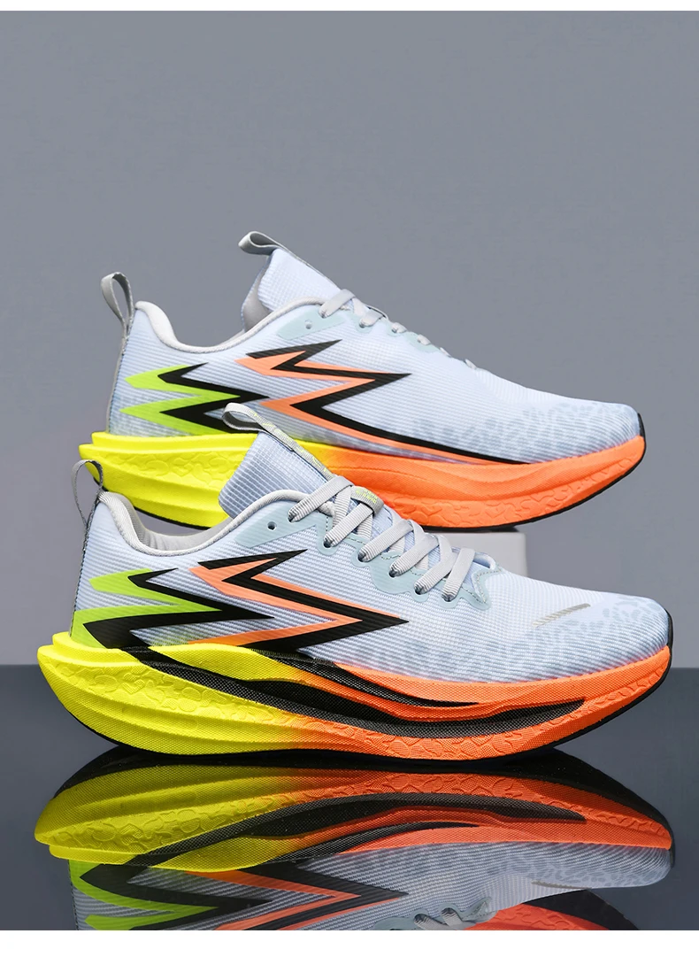 Running Shoes Men Marathon Sports Speciality Carbon Board Breathable Lightweight Women's Comfortable Athletic Stability Sneakers