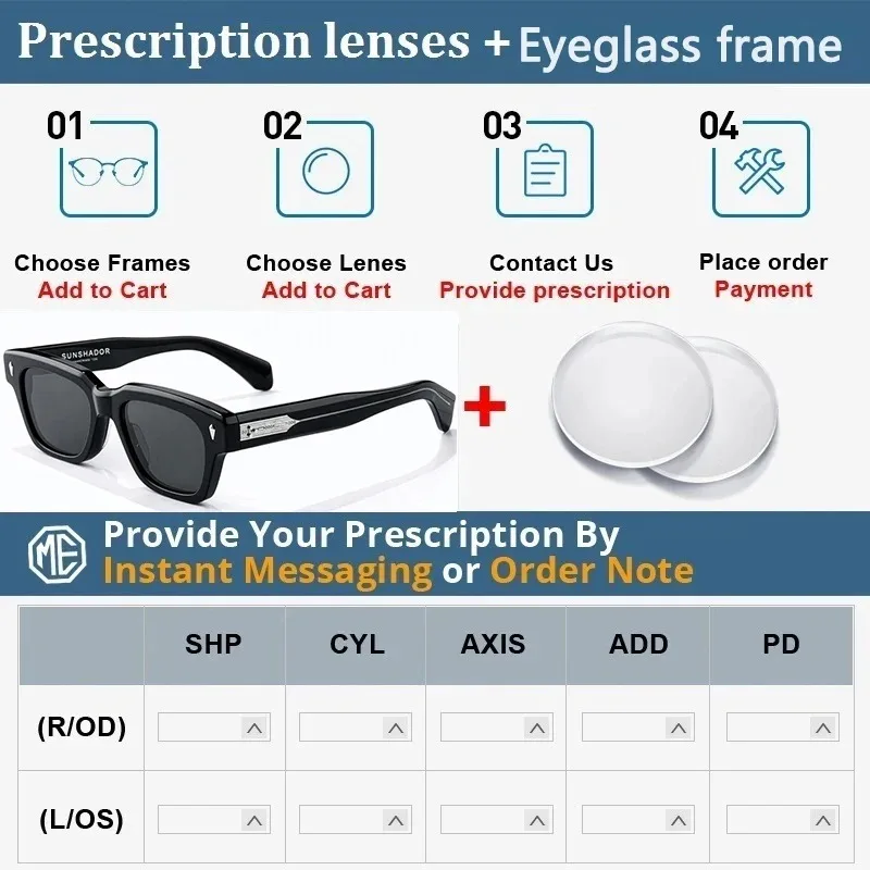 2026 Top Quality Luxury Brand Original Sunglass Handmade Thick Acetate Men Eyewear Designer Women Outdoor UV Protective Sunglass