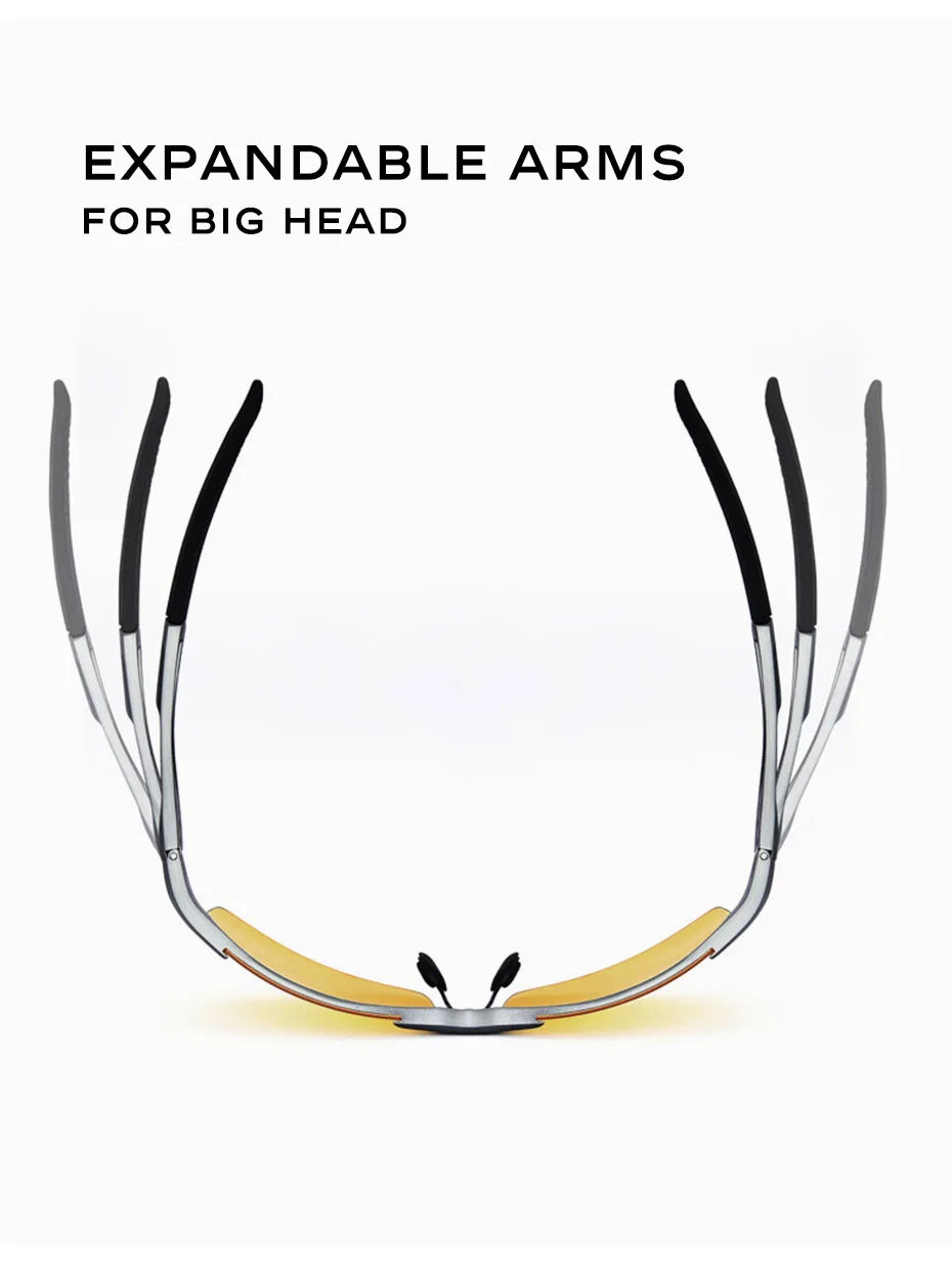 CAPONI Photochromic Sunglasses Men Original Design Sports Yellow Sun Glasses Fashion Driving Night Vision Eyewear UV400 BSYS3218