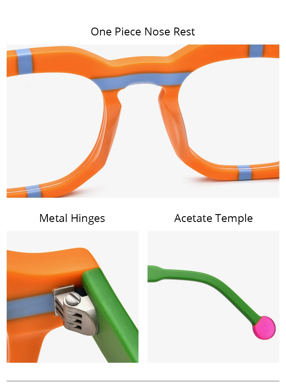 FONEX HEPIDEM Acetate Eyeglasses Frame Men New Square Brand Design Glasses Women Retro Vintage Eyewear Japanese Spectacles 9287