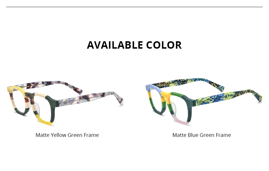 FONEX HEPIDEM Acetate Eyeglasses Frame Men New Square Brand Design Glasses Women Retro Vintage Eyewear Japanese Spectacles 9287