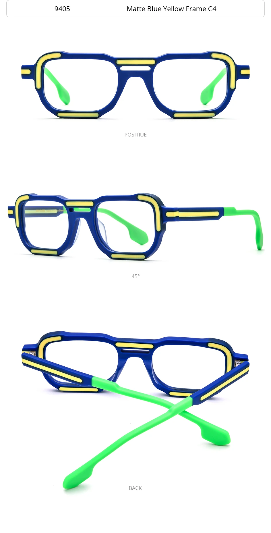 FONEX HEPIDEM Acetate Eyeglasses Frame Men New Square Brand Design Glasses Women Retro Vintage Eyewear Japanese Spectacles 9287