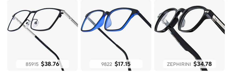 FONEX HEPIDEM Acetate Eyeglasses Frame Men New Square Brand Design Glasses Women Retro Vintage Eyewear Japanese Spectacles 9287