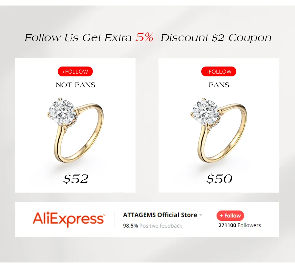 Attagems Full Moissanite Diamond Earrings D VVS1 For Women S925 Sterling Silver 18k Gold Plated Engagement Wedding Jewelry Gifts
