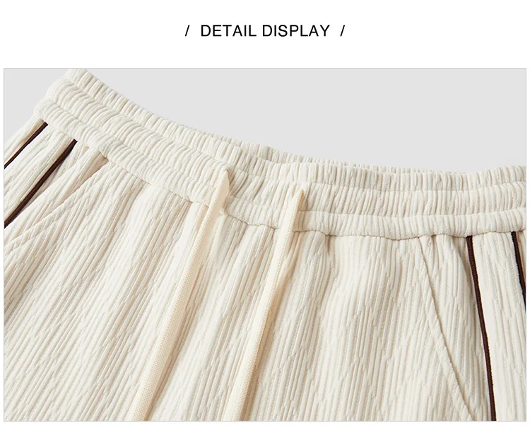 Semir Casual Pants Women Chenille Long Pants Winter 2025 New Contrasting Colors Wide-Leg Pants Leg-Lengthening