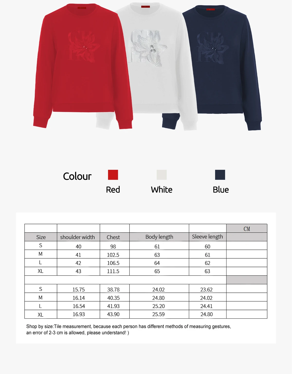 CHCH Spring Autumn New Women's Sweatshirts Coats Clothes Tops Clothing Hooded Long Sleeved Round Neck Pullover Top