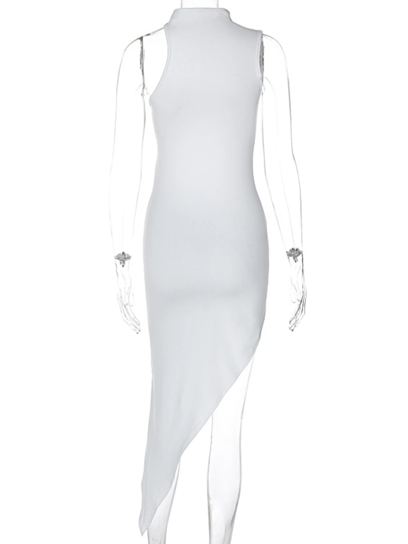 Sexy Hollow Black White Maxi Summer Dress Women Bodycon Club Birthday Party Dress Woman Clothing Midi Evening Dresses Vestidos