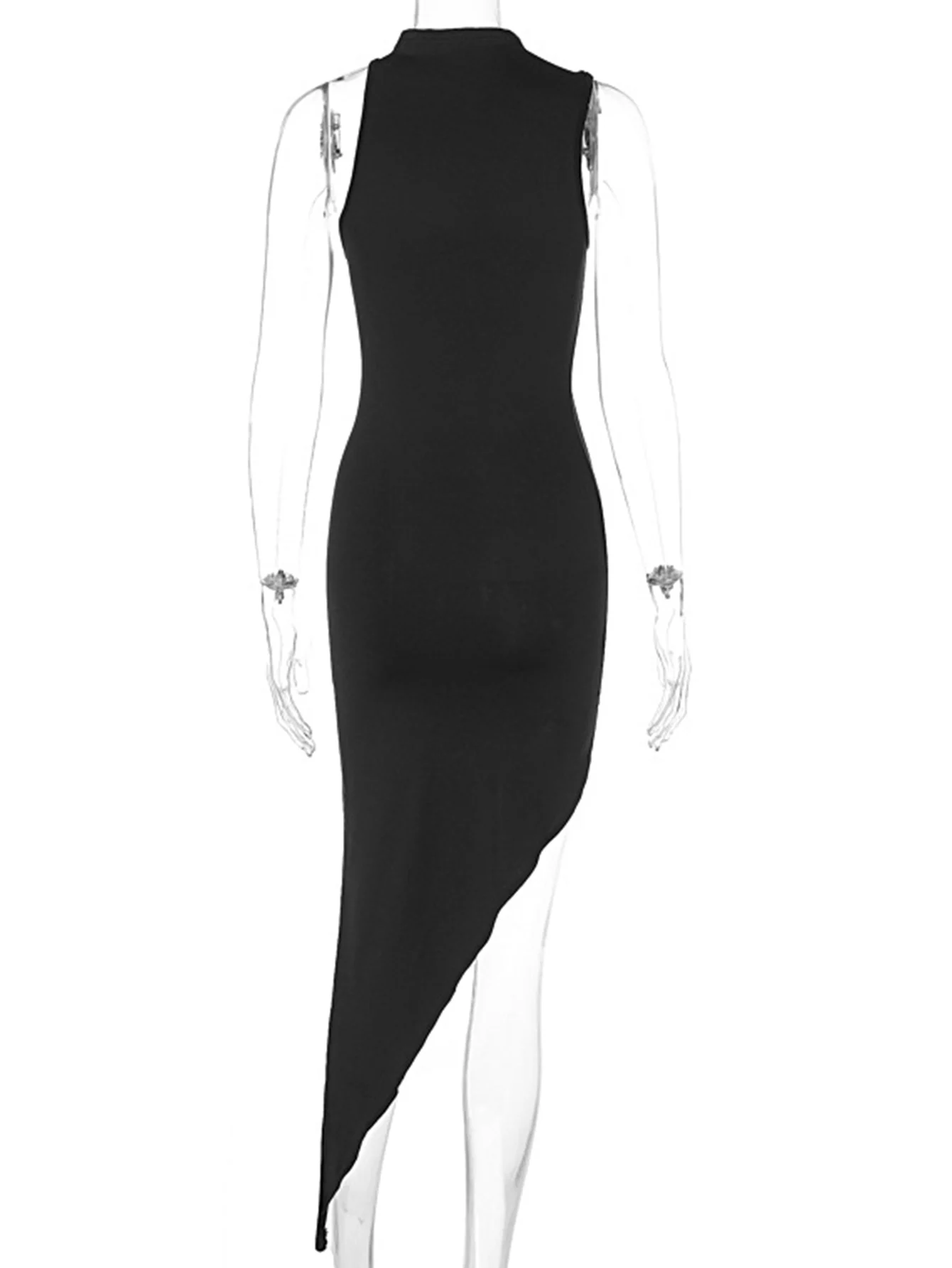 Sexy Hollow Black White Maxi Summer Dress Women Bodycon Club Birthday Party Dress Woman Clothing Midi Evening Dresses Vestidos