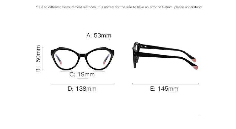 CLLOIO New Fashion Cat Eye Anti Blue Light Reading Glasses For Women Customizable Prescription Myopia Hyperopia Optical Eyewear