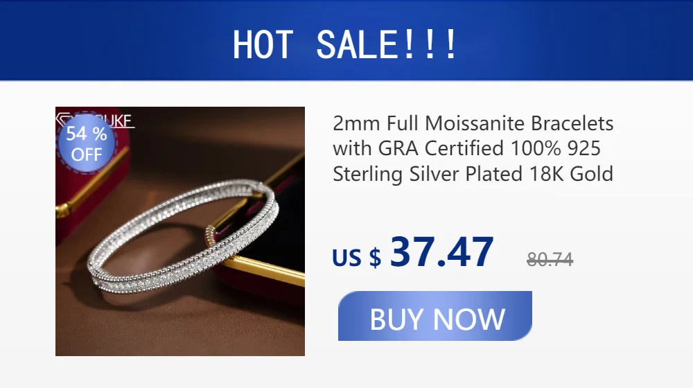 0.1-5ct Moissanite Stud Earring for Women Men Round D Color Diamond 925 Sterling Silver 18K Gold Plated Jewelry with Certificate
