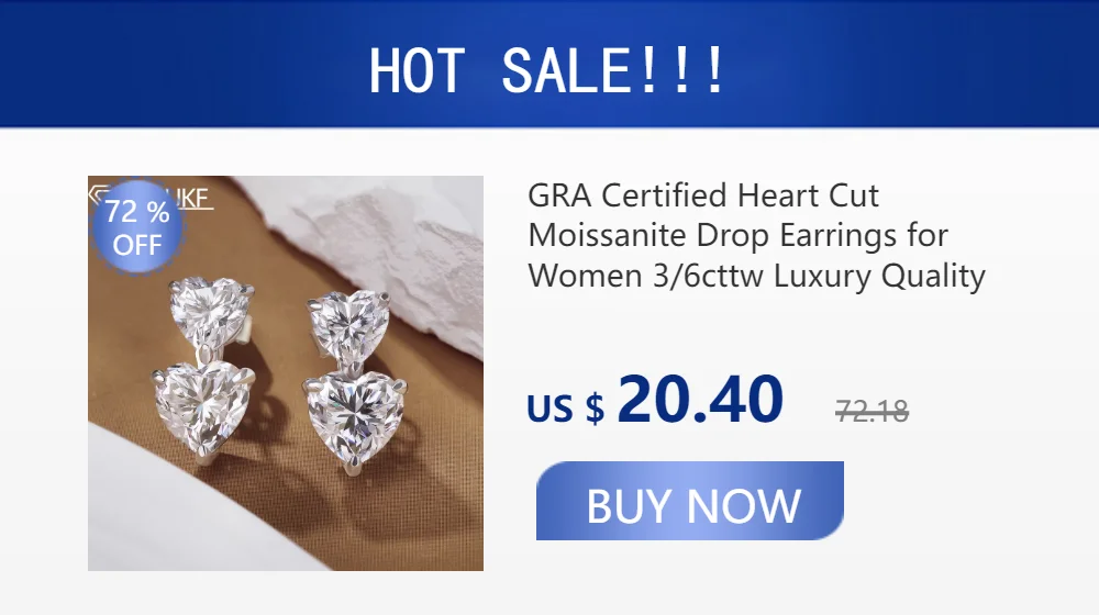 0.1-5ct Moissanite Stud Earring for Women Men Round D Color Diamond 925 Sterling Silver 18K Gold Plated Jewelry with Certificate