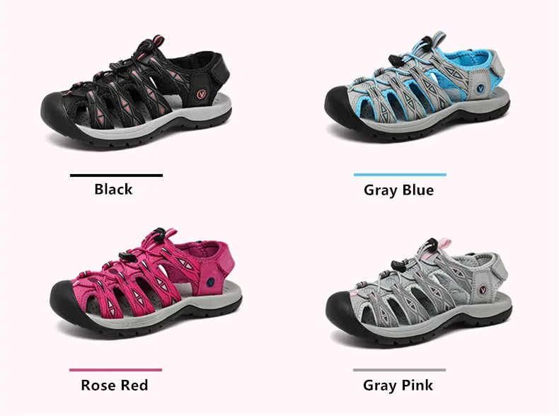 Summer Genuine Leather Women Sandals Comfortable Gladiator Sandals New Designer Sneakers Lightweight Outdoor Women Beach Sandals