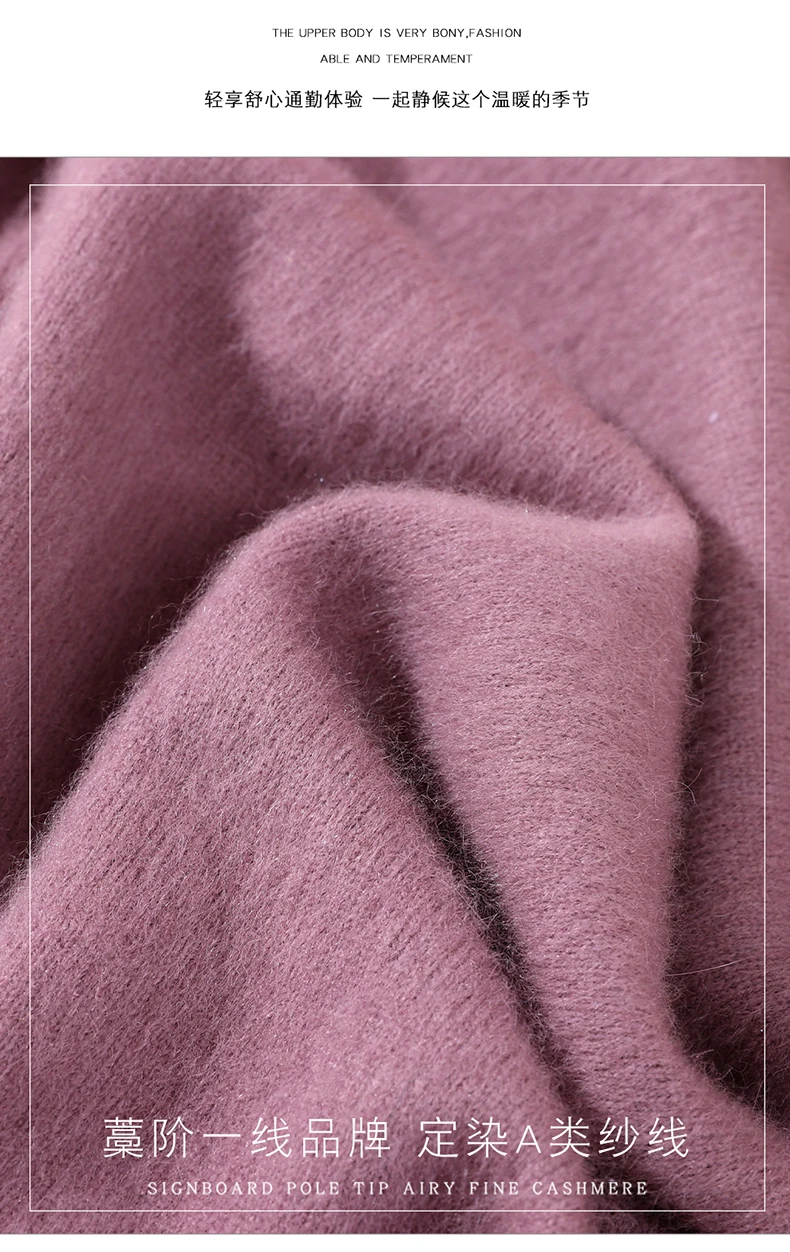 Women's Short Sleeved 100% Pure Mink Cashmere Knitted Sweater Autumn Winter New V-Neck T-Shirt Top Casual Solid Color Base Shirt