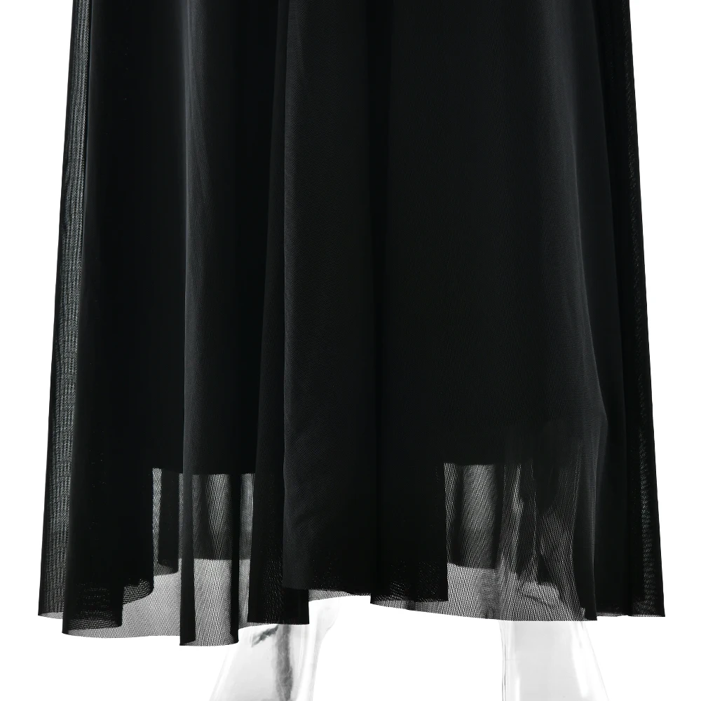 JULISSA MO Sexy Hollow Out Turtleneck Women Maxi Dress Coffee Short Sleeve See Through Mesh Bodycon Elegant Party Evening Dress