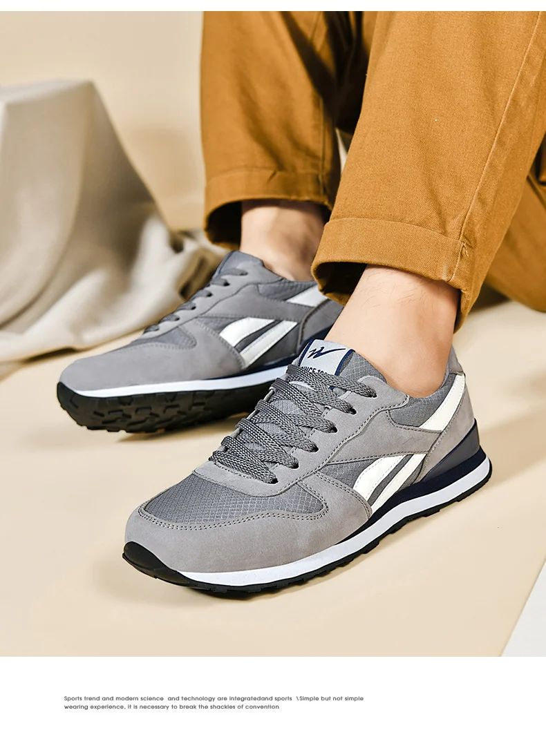 Men Casual Sneakers Lightweight Breathable Fashion Shoes Comfortable Daily Walking Shoes Non Slip Outdoor Street Style