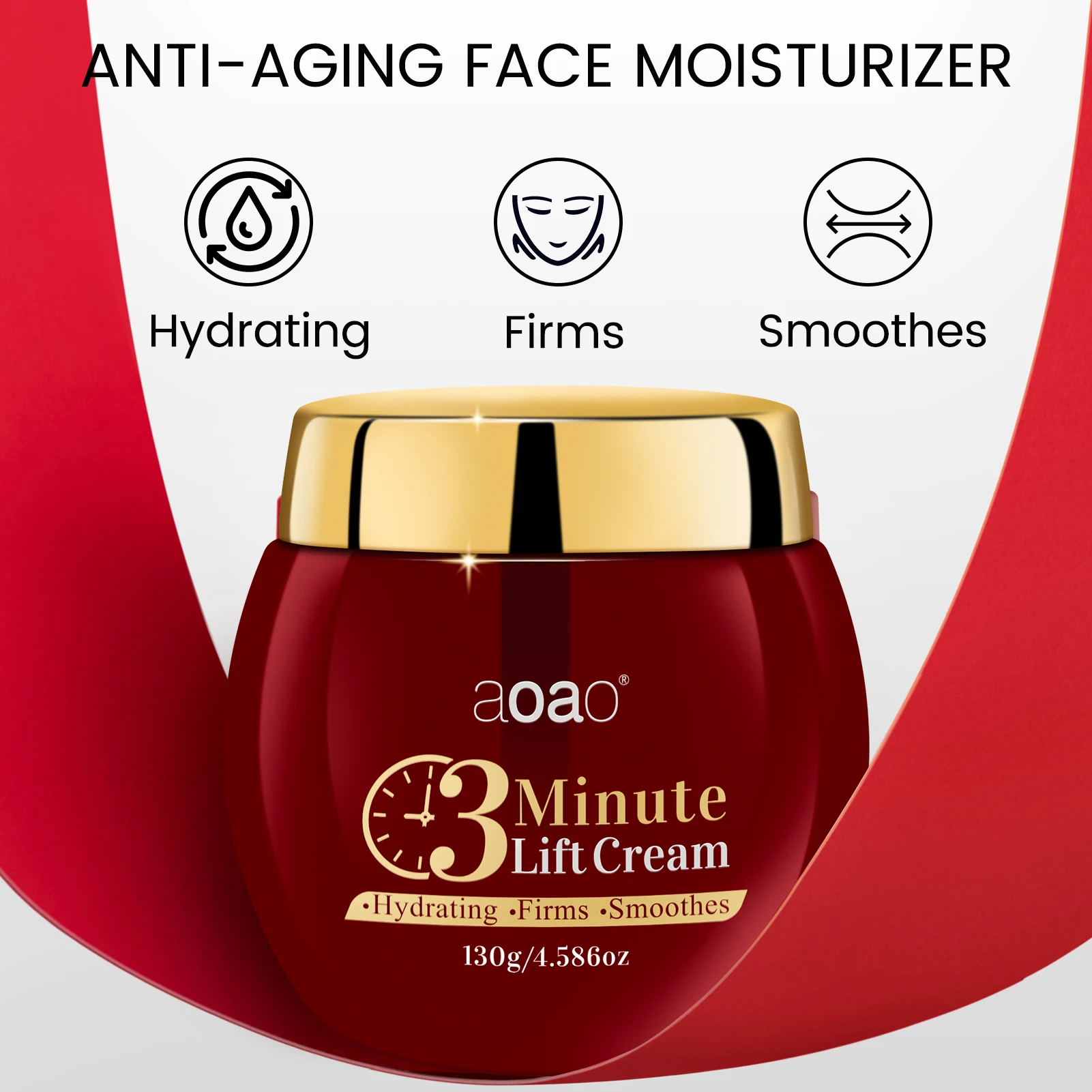 3-Minute Multi-Effect Face Cream with Collagen and Hyaluronic Acid: Nourishing, Firming, Deep Hydration, and Anti-Wrinkle Cream.