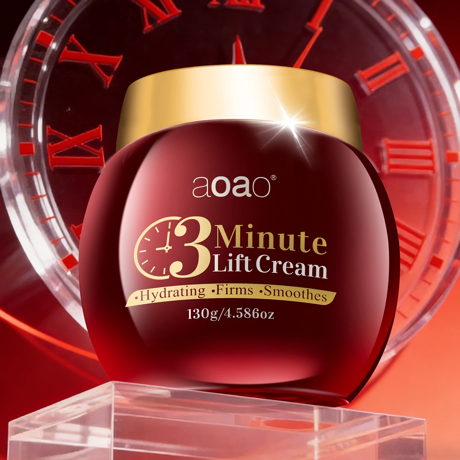 3-Minute Multi-Effect Face Cream with Collagen and Hyaluronic Acid: Nourishing, Firming, Deep Hydration, and Anti-Wrinkle Cream.
