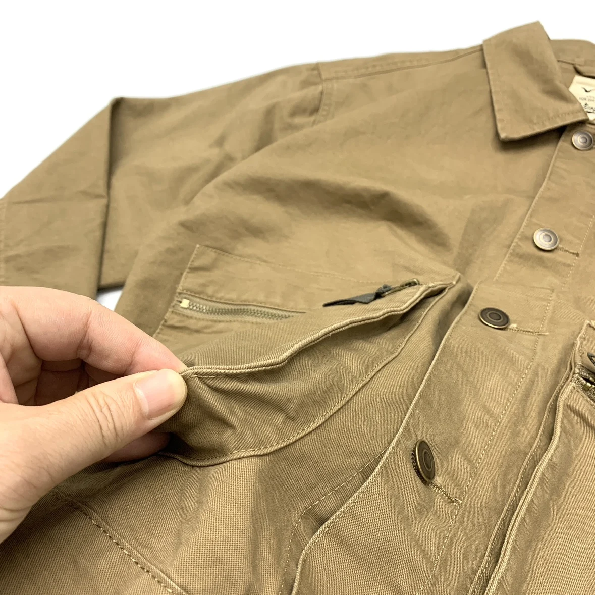 Ami Kaji cotton jacket men's retro workwear European and American autumn and winter lapel American casual short jacket