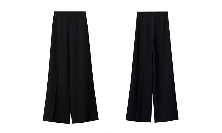 Amii Women Pants 2026 Summer Loose Casual Wide Leg Trousers Soft Drape Fabric Office Commute Elegant Long Clothes Women 12621076