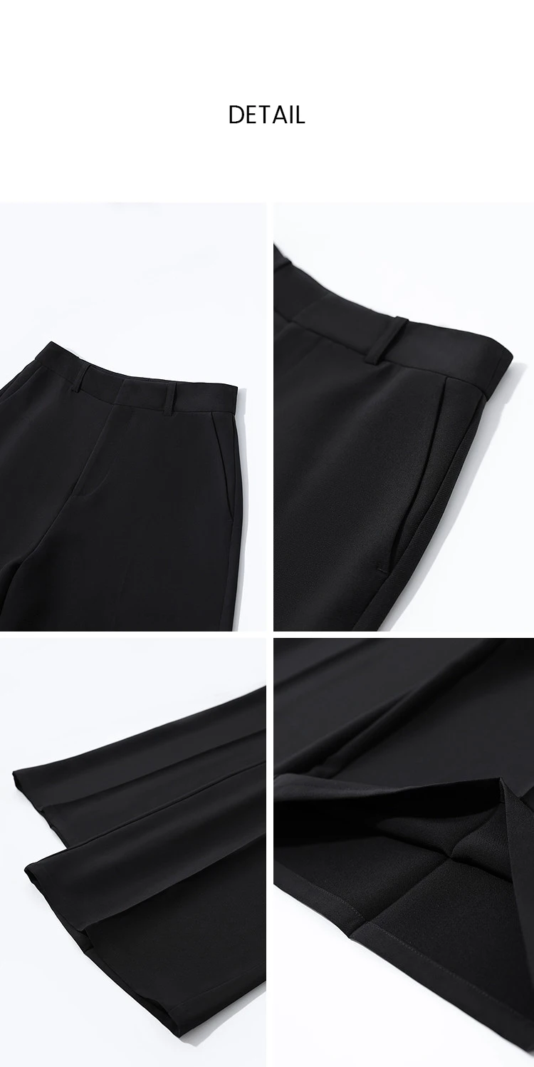 Amii Women Pants 2026 Summer Loose Casual Wide Leg Trousers Soft Drape Fabric Office Commute Elegant Long Clothes Women 12621076