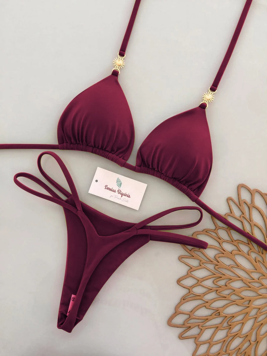Micro Bikinis 2026 Sexy Women Swimsuit Push Up Swimwear Thong Bikini Set Biquini Bathing Suit Swim Suit Beachwear Female