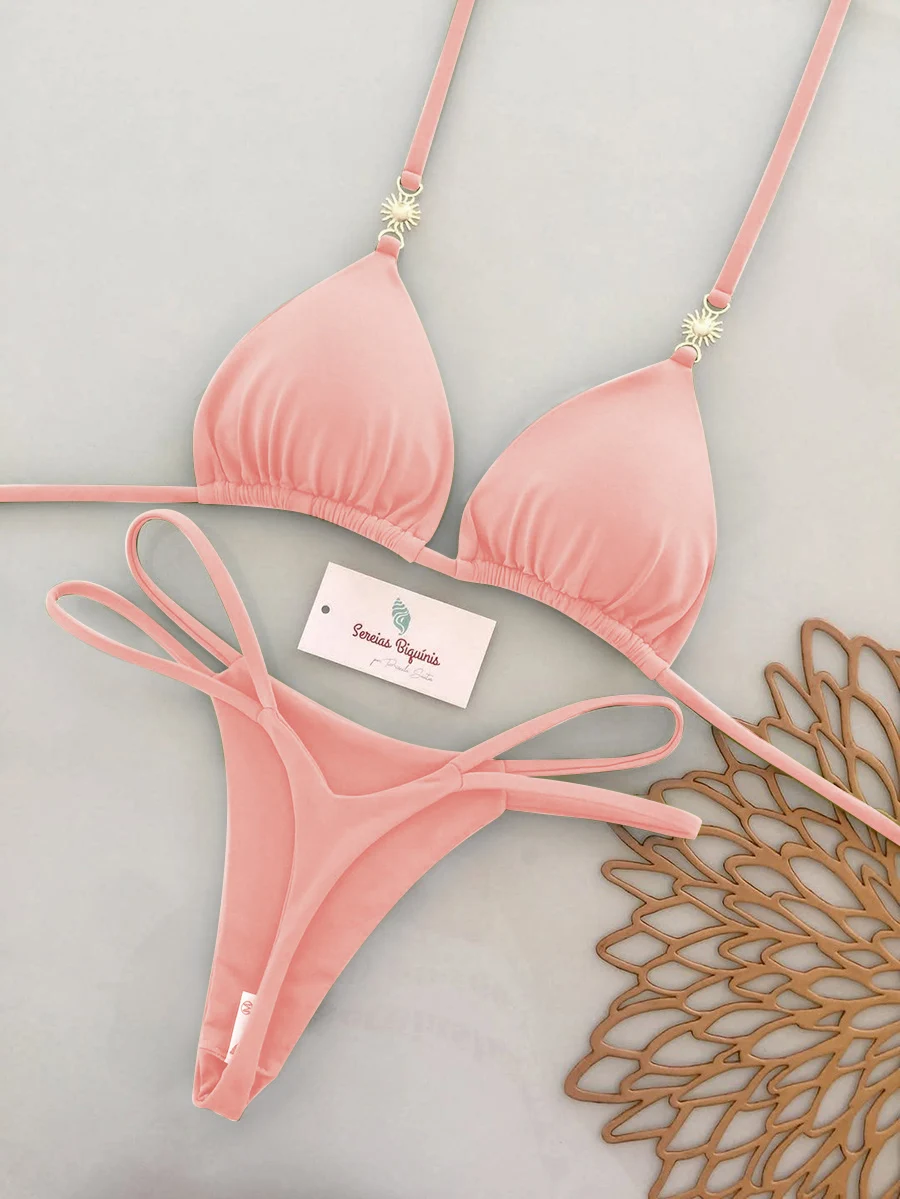 Micro Bikinis 2026 Sexy Women Swimsuit Push Up Swimwear Thong Bikini Set Biquini Bathing Suit Swim Suit Beachwear Female