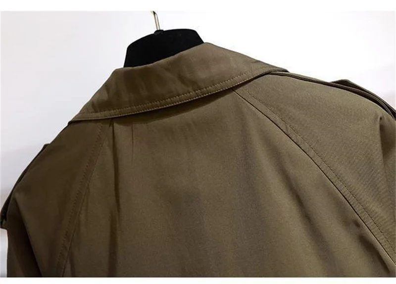 Spring Autumn Trench Coat Women 2026 New Korean Double Breasted Mid-Long Woman Trench Coat Overcoat Windbreaker Female Outerwear
