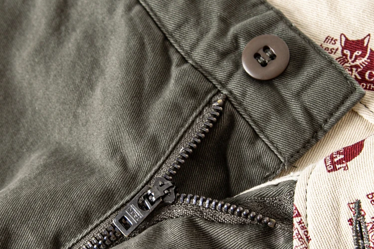 100% Cotton Dense Heavyweight Men Pants Retro American Casual Tough Guys Slim Straight Workwear Trousers Spring High Quality