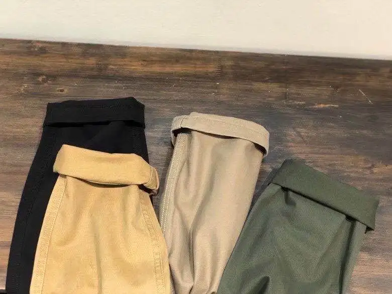 100% Cotton Dense Heavyweight Men Pants Retro American Casual Tough Guys Slim Straight Workwear Trousers Spring High Quality