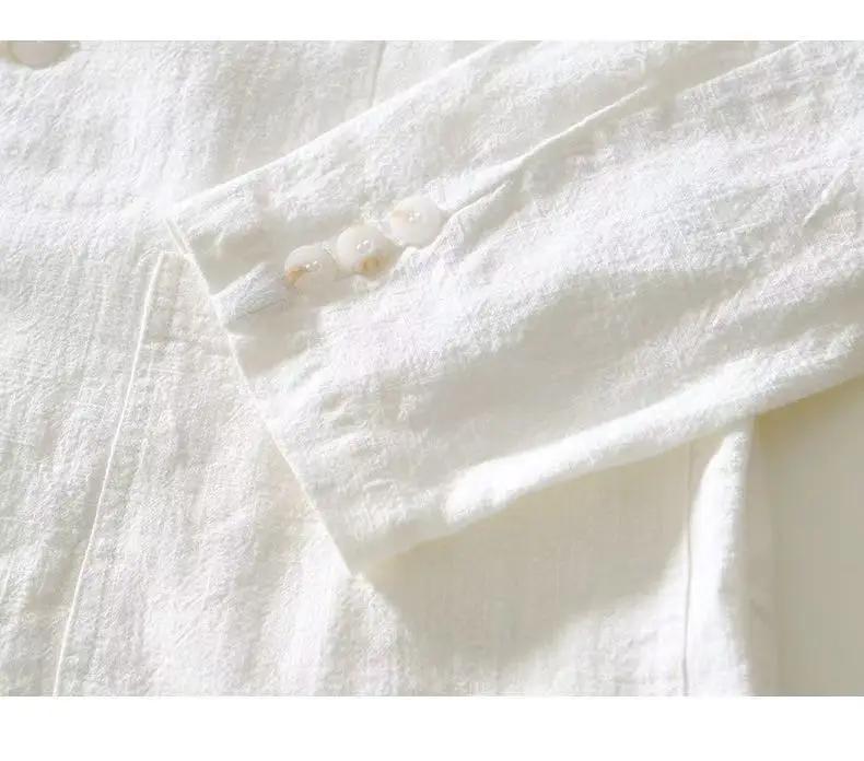 2025 Spring/Summer New Men's 100% Linen Suit Thin, Breathable and Comfortable Business and Leisure Small Suit Coat