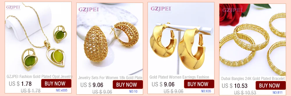 Dubai Nigeria Jewelry Sets For Women Luxury Design Five Petals Flower Pendant Necklace Earring Bracelet And Ring