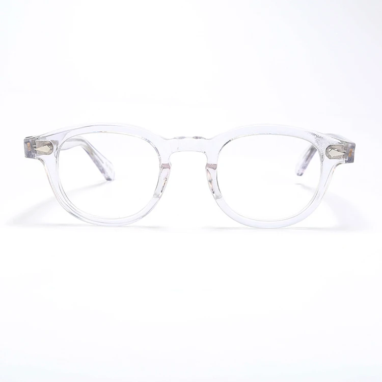 Vintage Acetate Glasses Frame Men Round Prescription Myopia Optical Eyeglasses Women 2022 New Retro Luxury Spectacles Eyewear