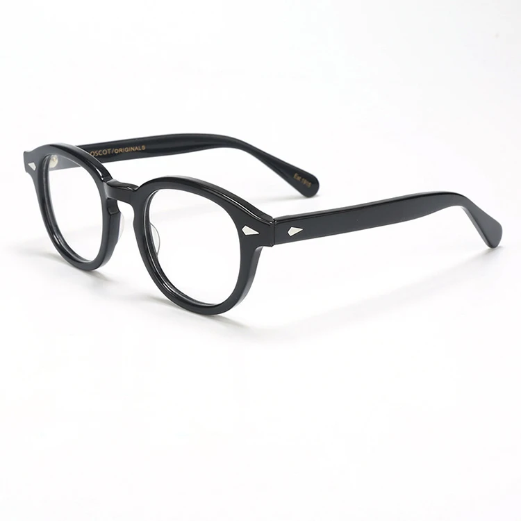 Vintage Acetate Glasses Frame Men Round Prescription Myopia Optical Eyeglasses Women 2022 New Retro Luxury Spectacles Eyewear