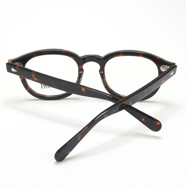 Vintage Acetate Glasses Frame Men Round Prescription Myopia Optical Eyeglasses Women 2022 New Retro Luxury Spectacles Eyewear