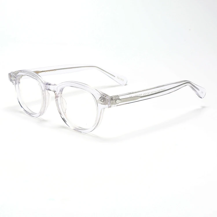 Vintage Acetate Glasses Frame Men Round Prescription Myopia Optical Eyeglasses Women 2022 New Retro Luxury Spectacles Eyewear