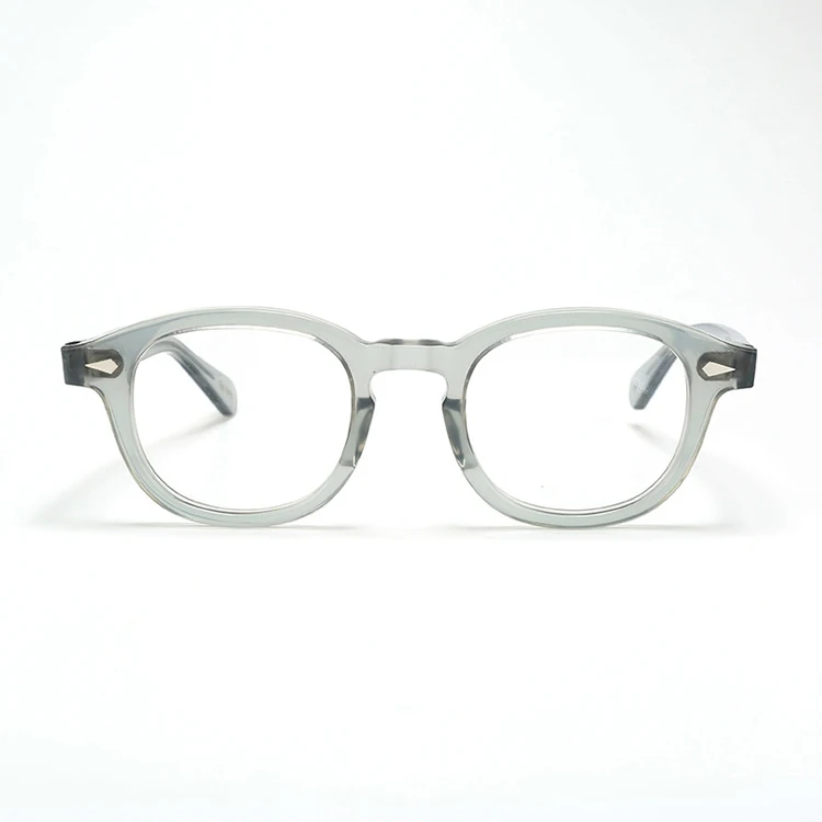 Vintage Acetate Glasses Frame Men Round Prescription Myopia Optical Eyeglasses Women 2022 New Retro Luxury Spectacles Eyewear