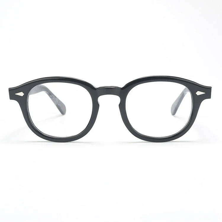 Vintage Acetate Glasses Frame Men Round Prescription Myopia Optical Eyeglasses Women 2022 New Retro Luxury Spectacles Eyewear