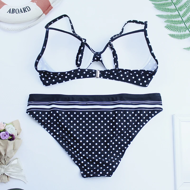 2024 New Women Swimsuit Sexy Women High Waist Bikini Swimwear Female Two Piece Beachwear Printed Bikinis Set Bathing Suit