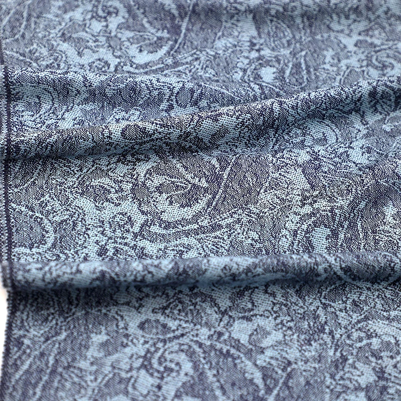 [T003] 1pc Bohemian Fashion Paisley Jacquard Pashmina Scarf Tassel Ladies Hijab Shawl Wrap Winter Suitable For Daily Wear