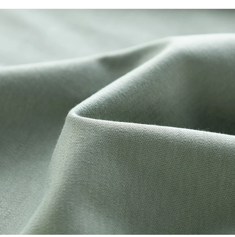 Men's High-end Fabric Silk Mercerized Cotton T-shirt Crew Neck Luxury Tee Short Sleeve Silky Feeling Summer Wear Vacation V-neck