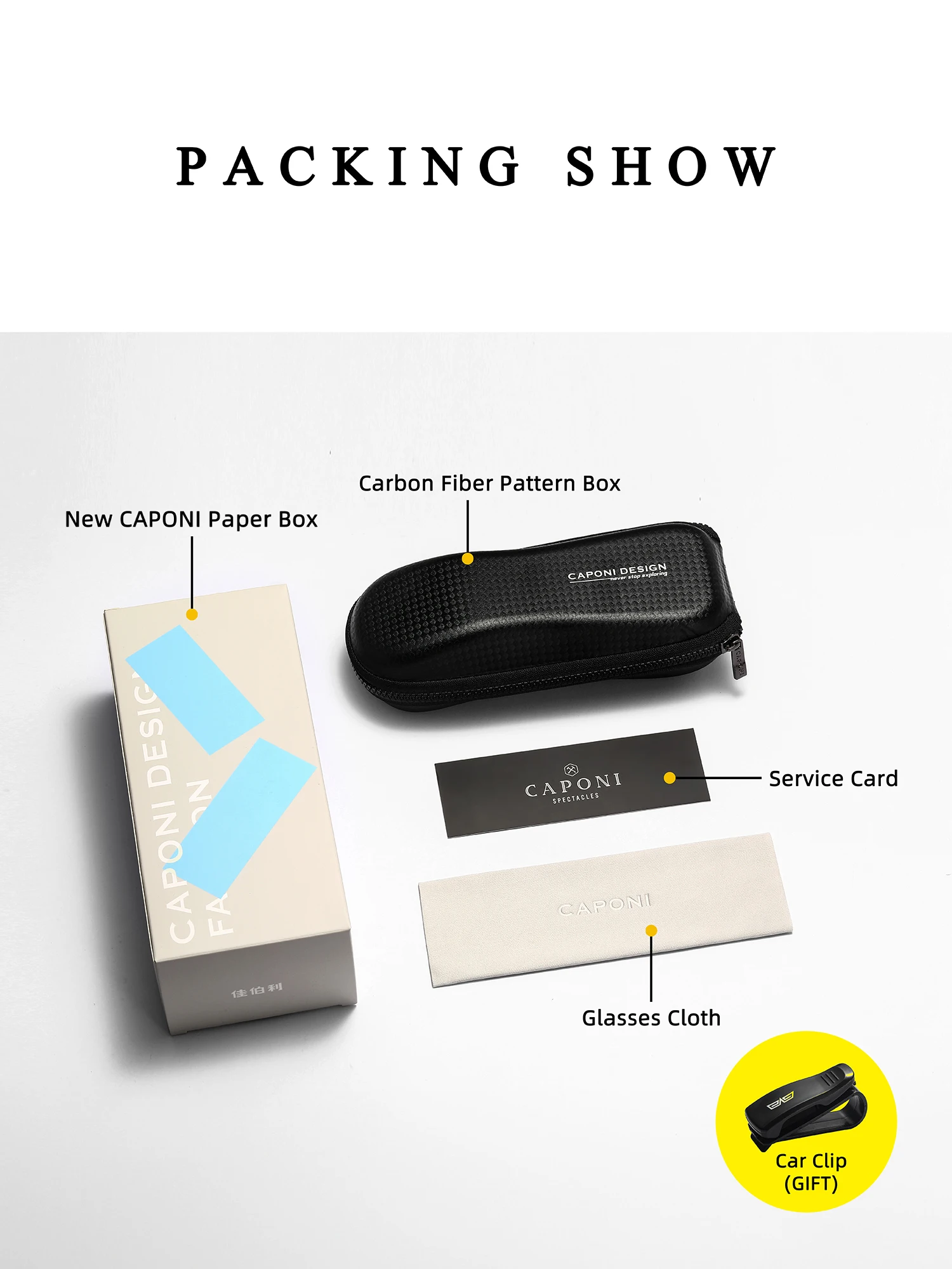 CAPONI Oval Men's Sunglasses Photochromic Polarized Sun Glasses For Men Protect UV Ray Super Light Small Size Eye Glasses BS520