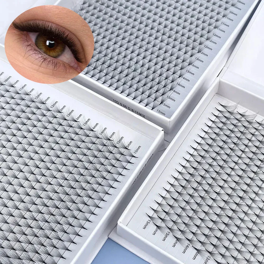1920fans 40Lines Premade Volume Fans 2D/3D 0.07 0.10 Pointy Base Sharp Narrow Middle Stem Faux Mink Extension Eyelashes Supplier
