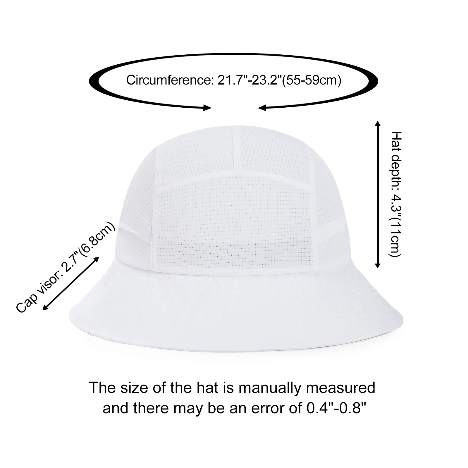VOBOOM Women Unstructured Sun Protection Breathable Bucket Hat Lightweight Outdoor Cap Packable Spring Summer Beach Travel Hat