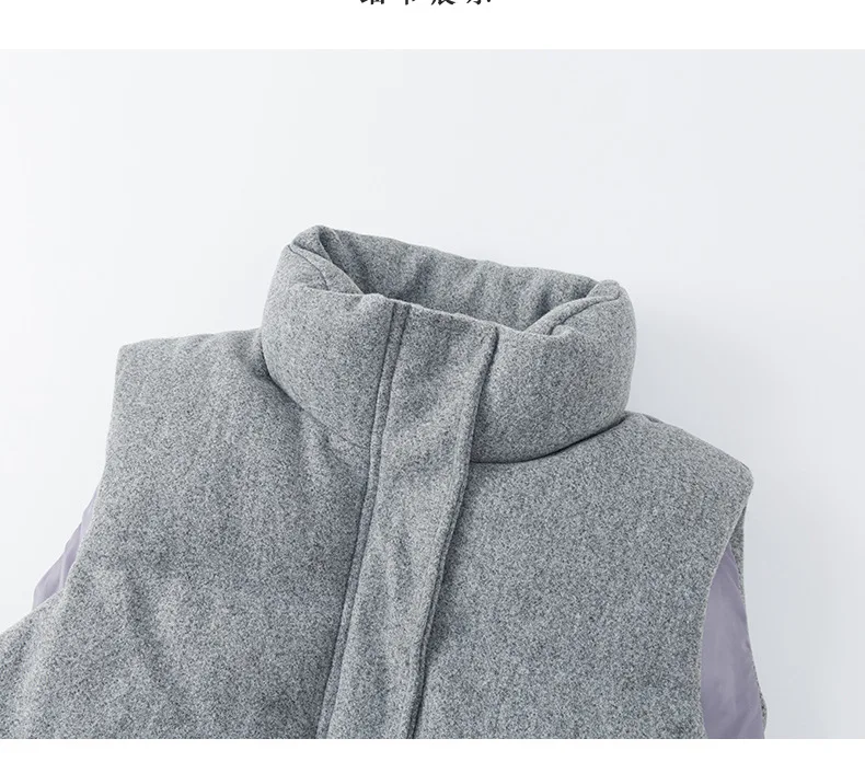 2025 Korea Chic Streetwear Personalized Vest Short Parkas Casual Elegant Coat Advanced High Street Moda All-match Women Jacket